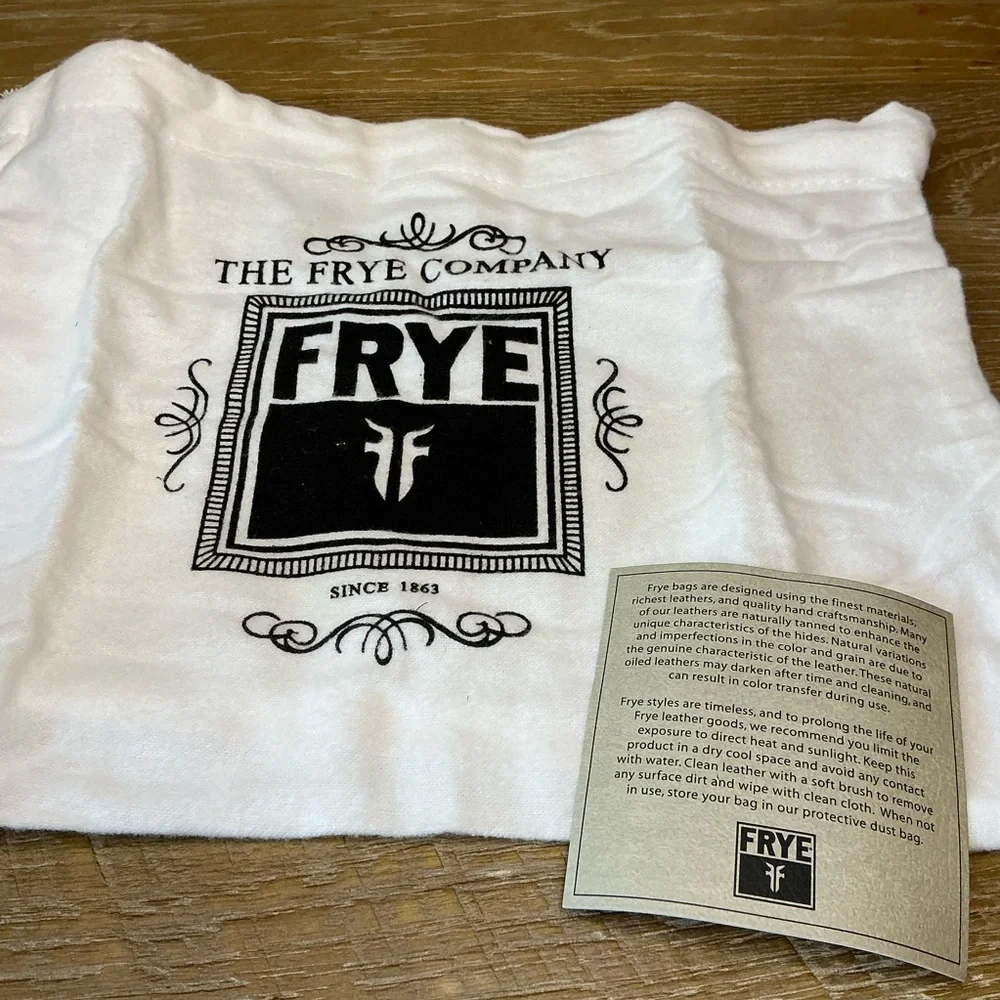 Frye black leather